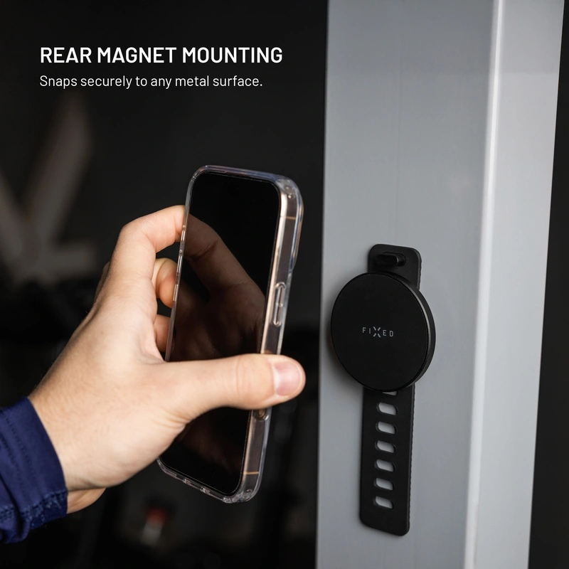 FIXED MagGrip Active Smartphone-hållare för styret Svart - 8018301