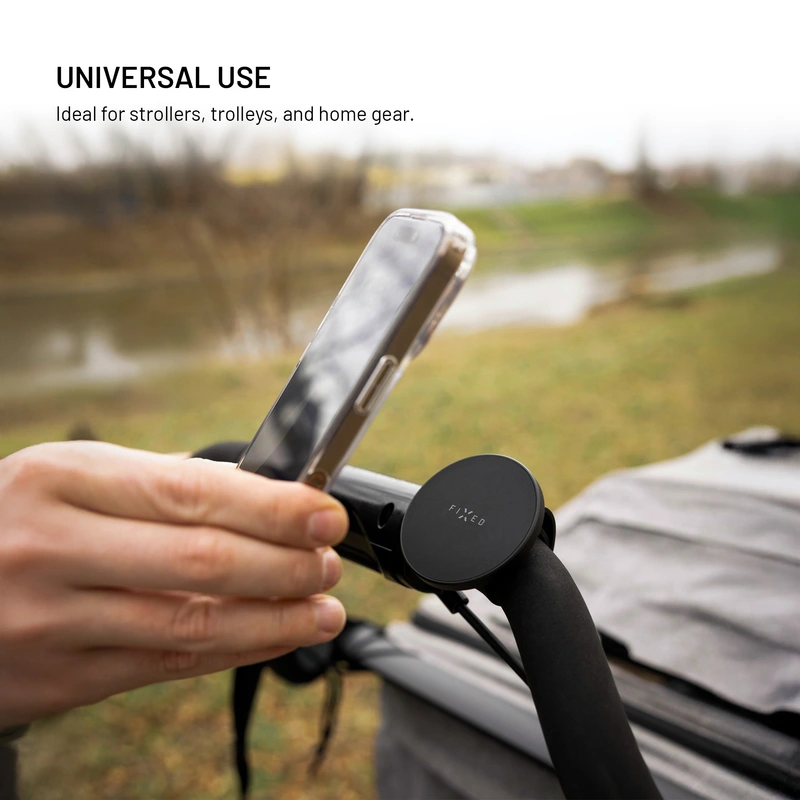 FIXED MagGrip Active Smartphone-hållare för styret Svart - 8018301