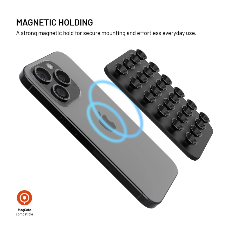 FIXED MAGMATE MagSafe-hållare med sugkoppar Svart - 8018333