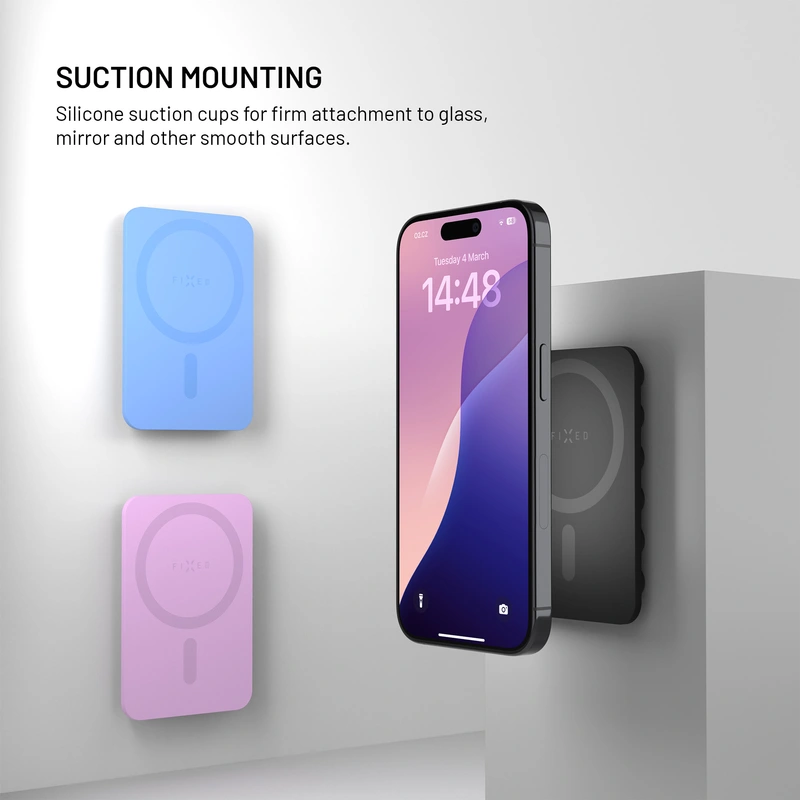 FIXED MAGMATE MagSafe-hållare med sugkoppar Svart - 8018333