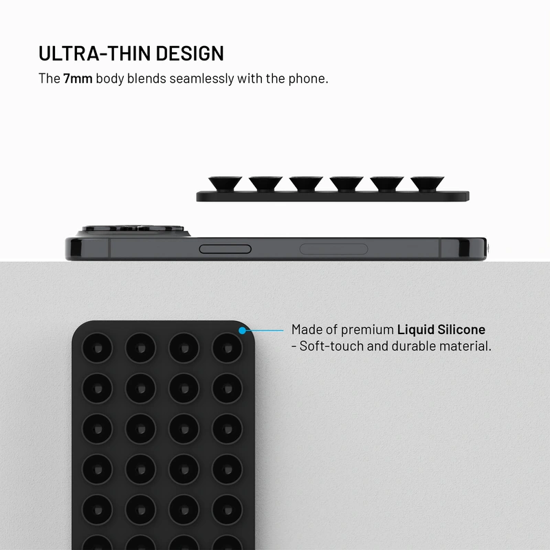 FIXED MAGMATE MagSafe-hållare med sugkoppar Svart - 8018333