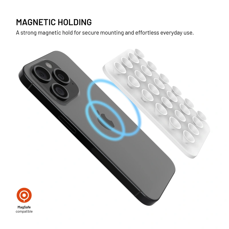 FIXED MAGMATE MagSafe-hållare med sugkoppar Vit - 8018334