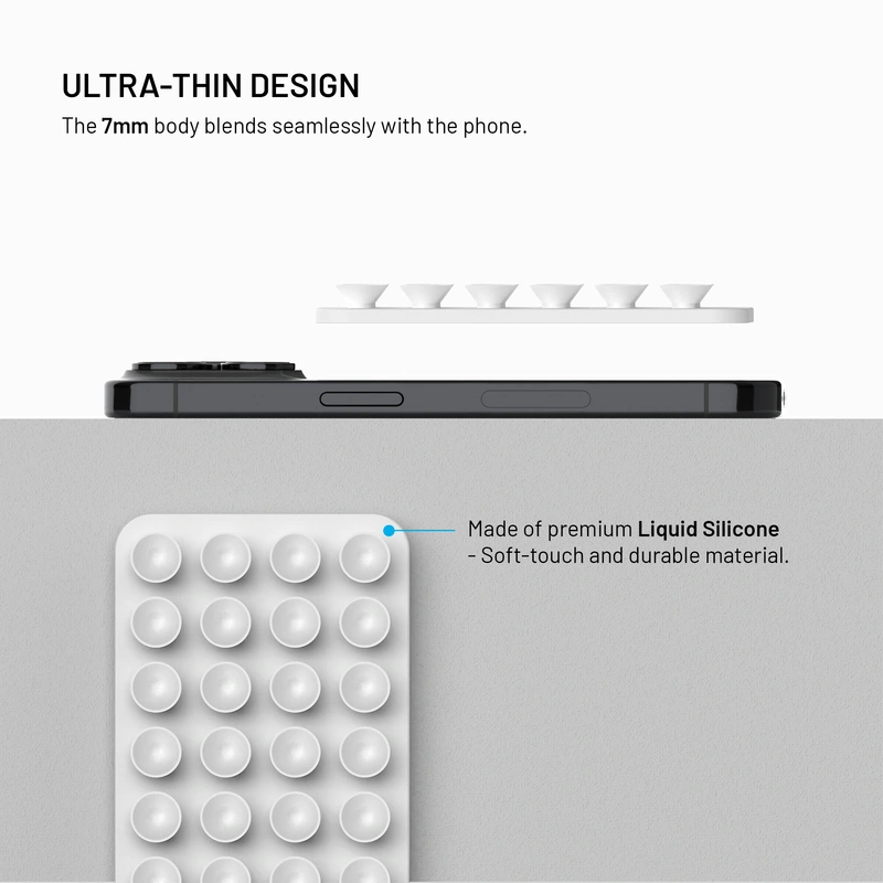 FIXED MAGMATE MagSafe-hållare med sugkoppar Vit - 8018334