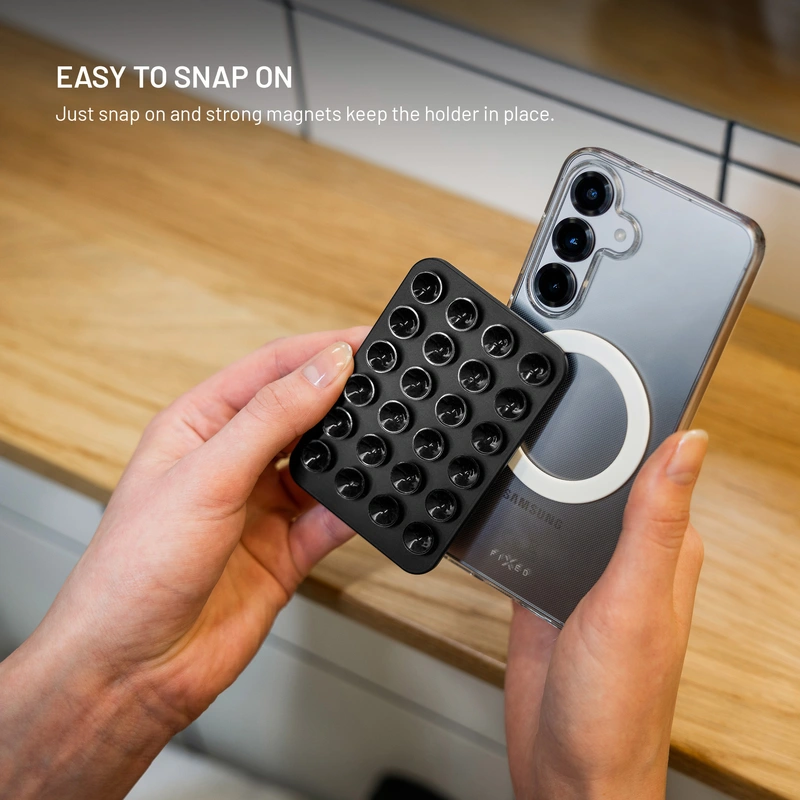 FIXED MAGMATE MagSafe-hållare med sugkoppar Rosa - 8018335