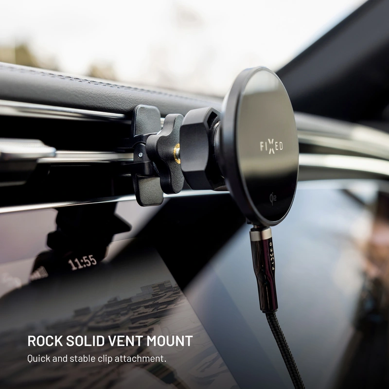 FIXED MagRound2 15W Telefonhållare för ventilationsgaller - 8018352