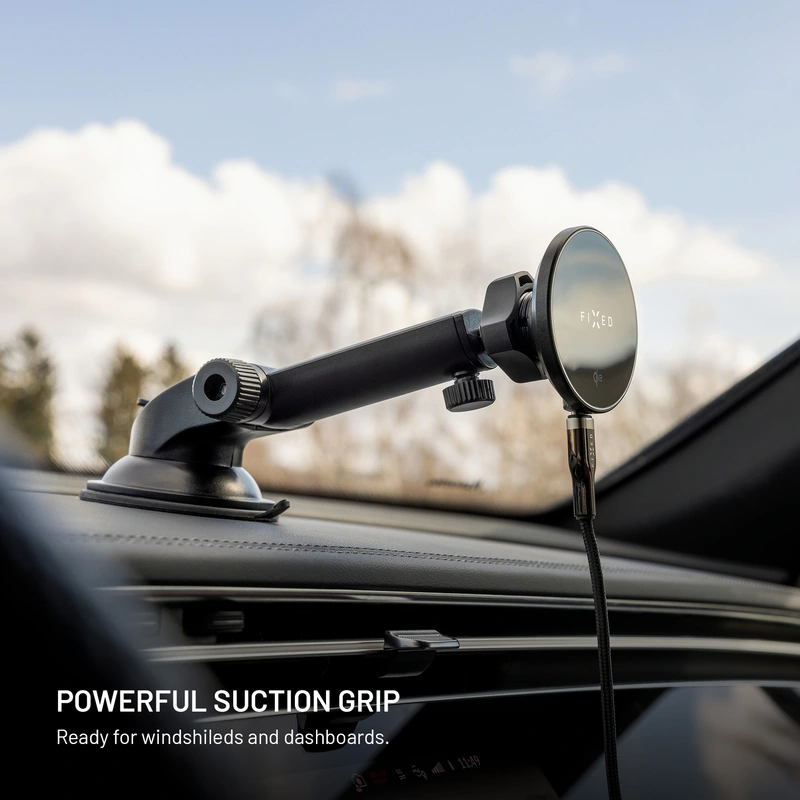 FIXED MagRound2 XL 15W Telefonhållare för vindruta/dashboard - 8018353