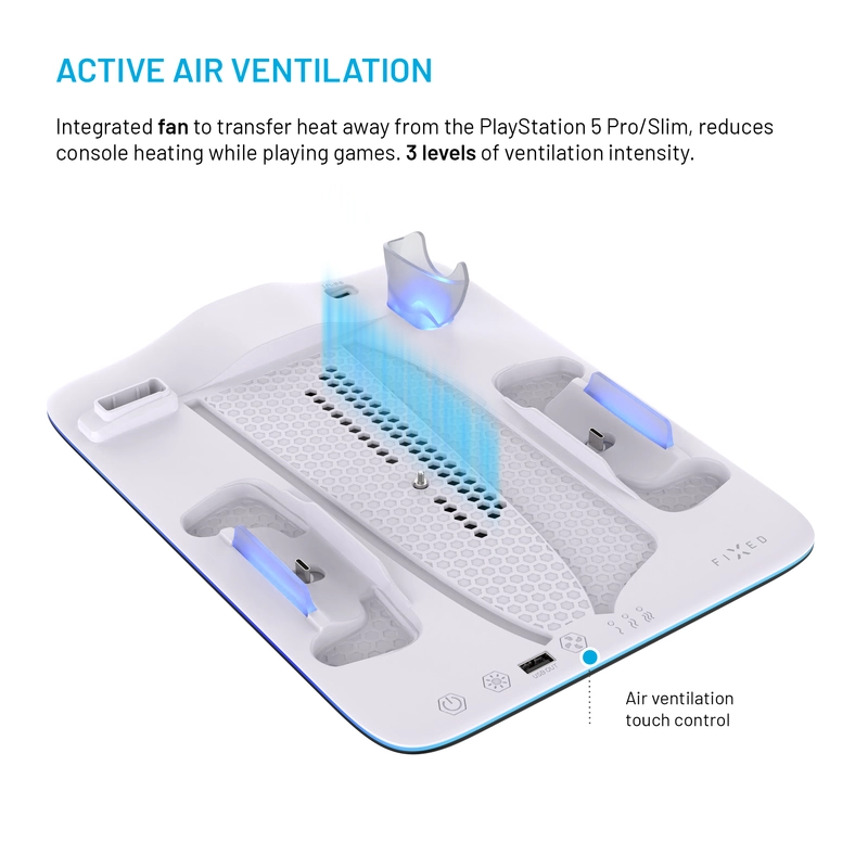 FIXED Multifunktionell Dockingstation till PS5 Pro/Slim - 8018354