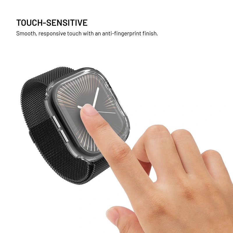 FIXED PURE Skyddsfodral och glas för Apple Watch 10 46 mm - 8018364