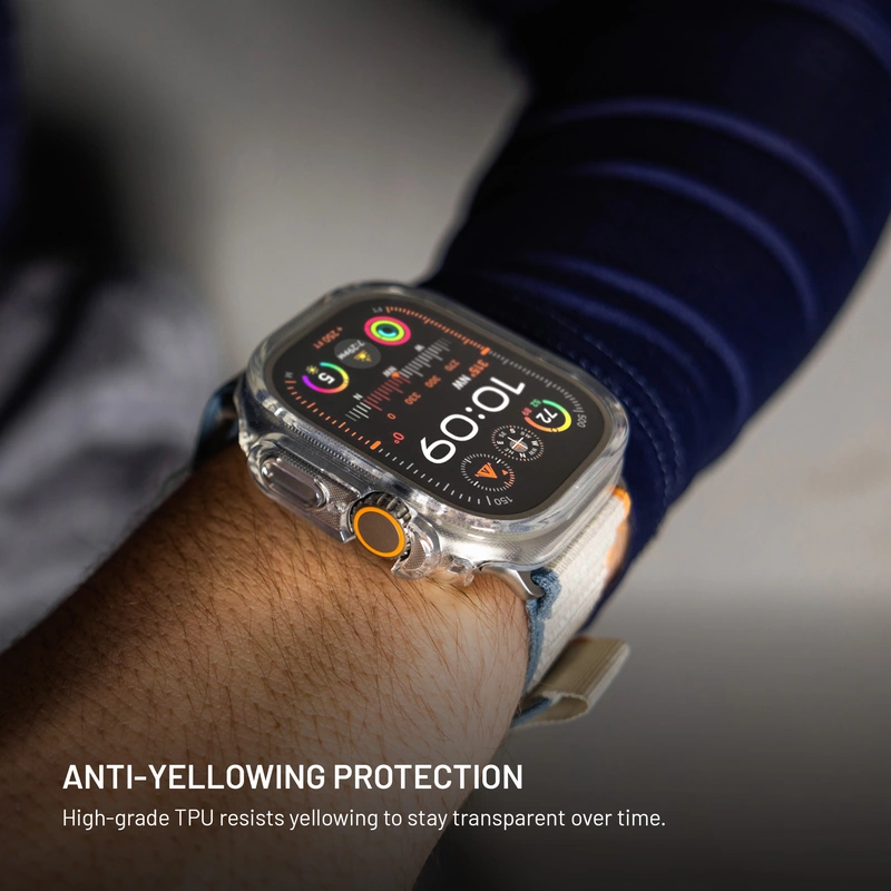 FIXED PURE Skyddsfodral och glas för Apple Watch 49 mm - 8018366