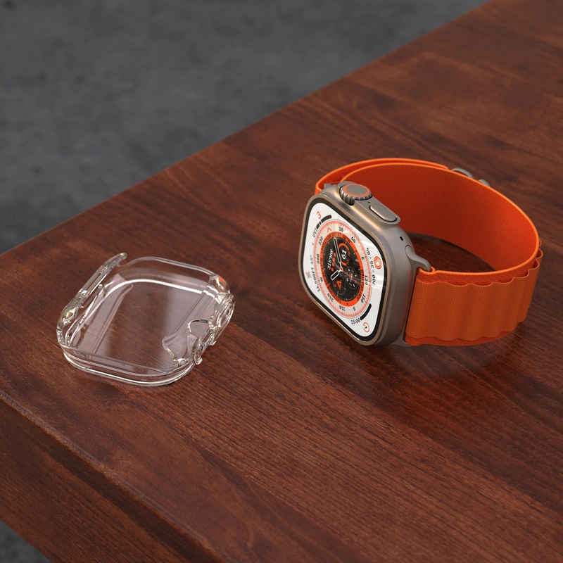 FIXED PURE Skyddsfodral och glas för Apple Watch 49 mm - 8018366