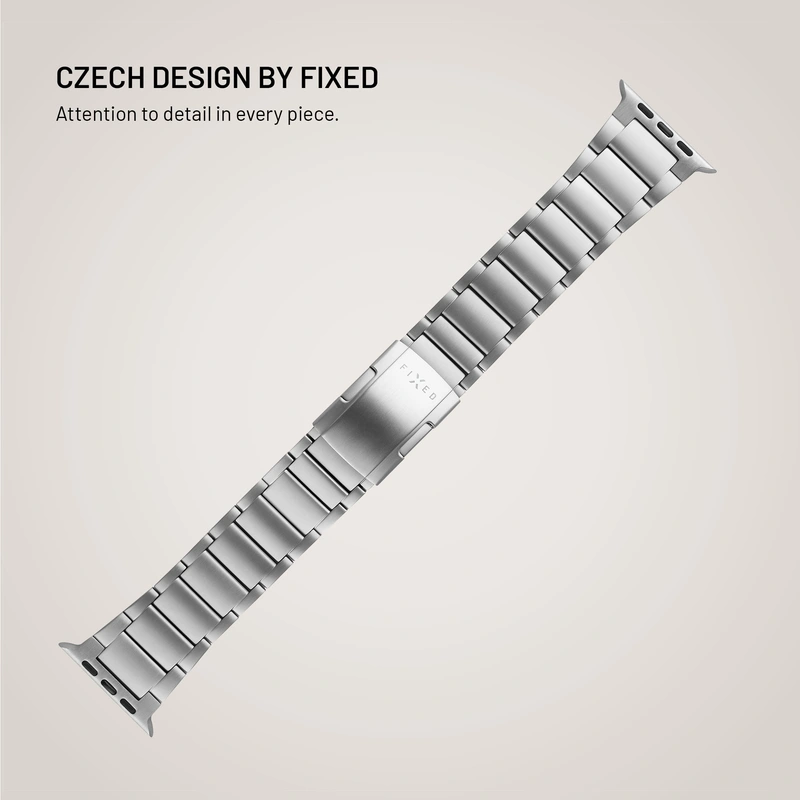 FIXED Titanarmband för Apple Watch 42/44/45/46/49mm Naturlig titan - 8018385