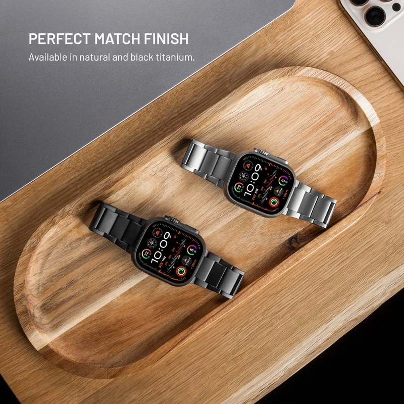 FIXED Titanarmband för Apple Watch 42/44/45/46/49mm Naturlig titan - 8018385