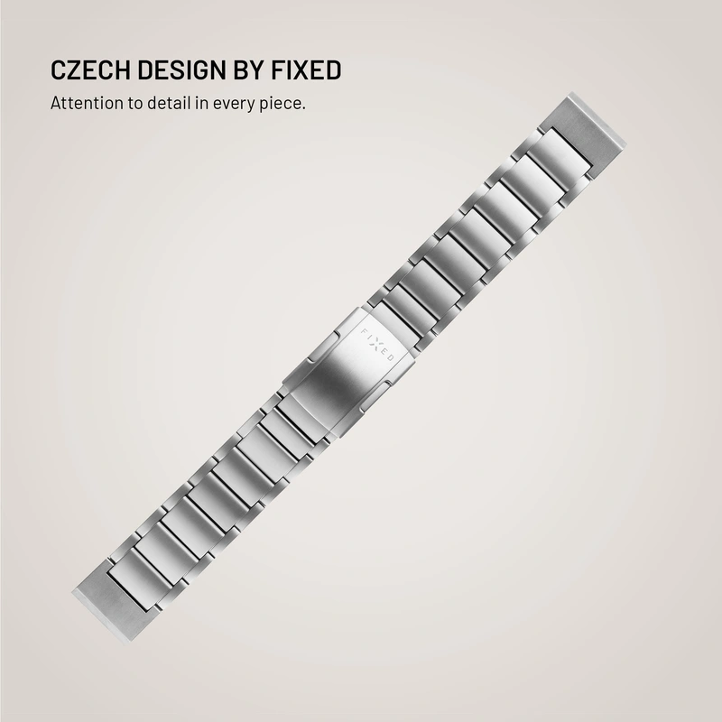 FIXED Titanrem för Garmin QuickFit 22mm Naturlig titan - 8018389