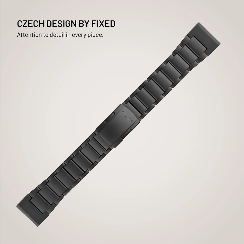 FIXED Titanrem för Garmin QuickFit 26mm Svart - 8018390