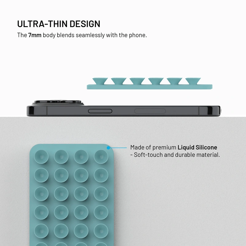 FIXED MAGMATE MagSafe-hållare med sugkoppar Grön - 8018405