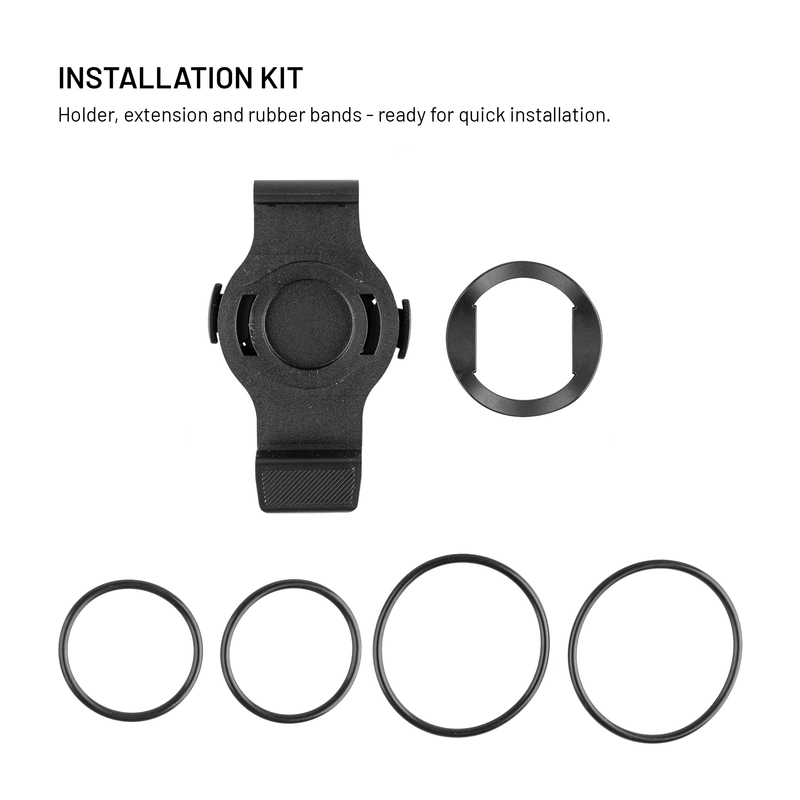 FIXED Styrfäste hållare för Garmin smartklockor 22mm Svart - 8018427