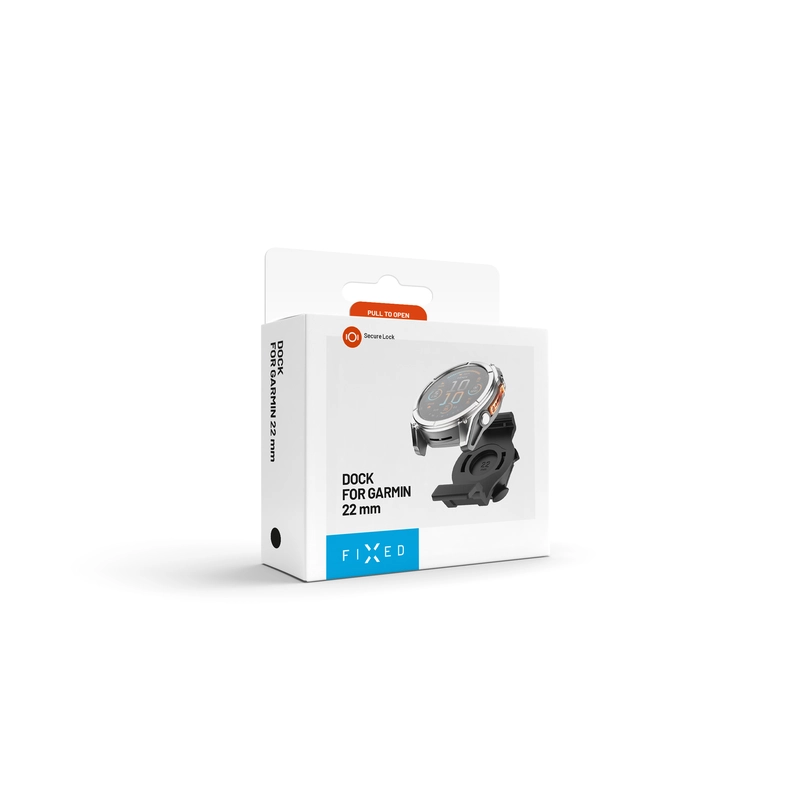 FIXED Styrfäste hållare för Garmin smartklockor 22mm Svart - 8018427