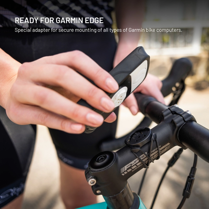FIXED Styrfäste hållare för Garmin smartklockor 26mm Svart - 8018428