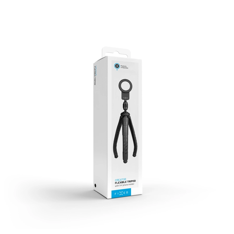 FIXED Creator Flexibelt stativ med MagSafe för smartphones Svart - 8018546