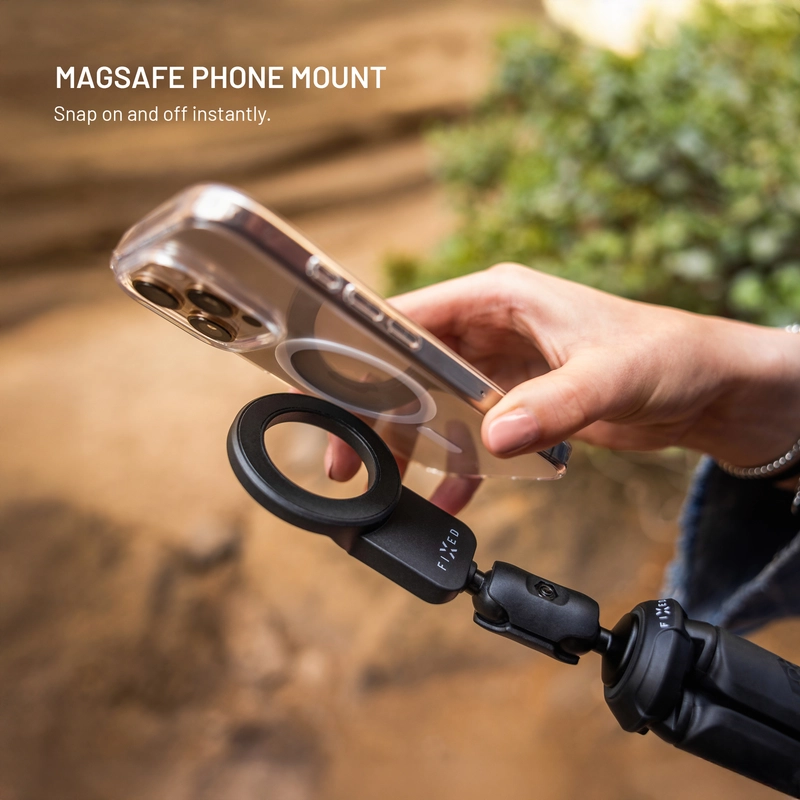 FIXED Creator Flexibelt stativ med MagSafe för smartphones Svart - 8018546