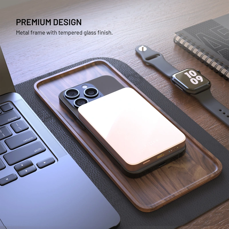 FIXED MagZen 5 Crystal Qi2 standard 5000 mAh Rosa - 8018605