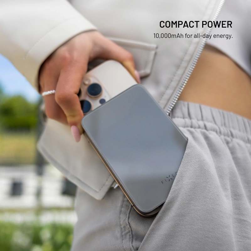 FIXED MagZen 10 Crystal Qi2 Standard 10.000 mAh Svart - 8018606