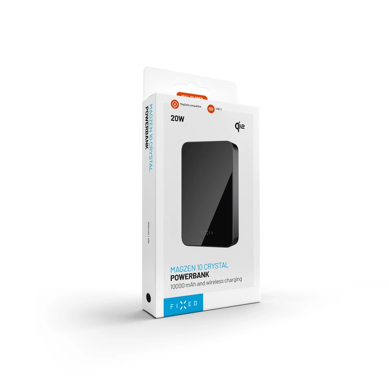 FIXED MagZen 10 Crystal Qi2 Standard 10.000 mAh Svart - 8018606