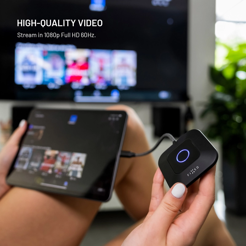 FIXED AirLink Trådlös USB-C/HDMI-sändare Svart - 8018637