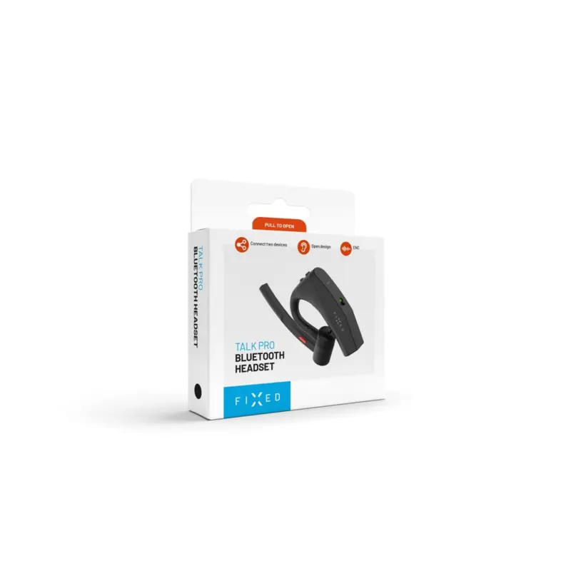FIXED Talk Pro Trådlös Open-Ear Mono Headset med ENC Svart - 8018658