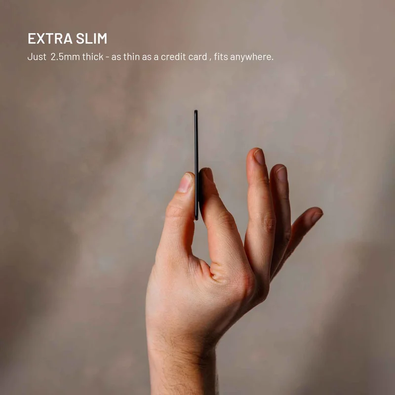 FIXED MiCard-lokaliseringskort för Apple och Android Black - 8018874