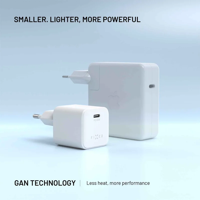 FIXED Super Snabb Mini Hemladdare USB-C PD 65W Vit - 8018896