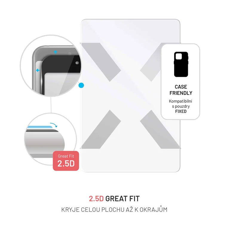 FIXED Härdat Skyddsglas 9H Samsung Galaxy Tab A11+ - 8019071