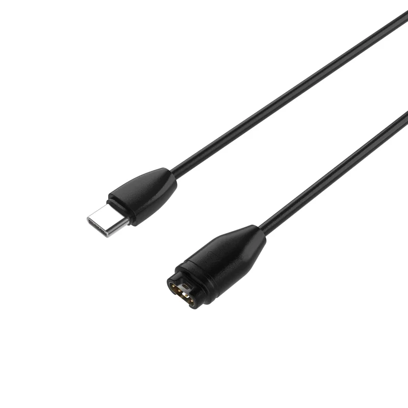 FIXED USB-C Laddningskabel för Garmin Smartwatch 2M Svart - 8019086