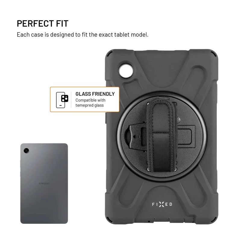 FIXED Rugged Tablet Cover fodral Samsung Galaxy Tab A11 Svart - 8019095