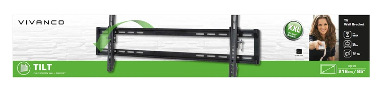 Vivanco Tilt väggfäste upp till VESA 800/85