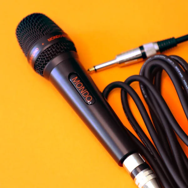 Mondo Mikrofon med kabel för högtalare Svart - 8071431