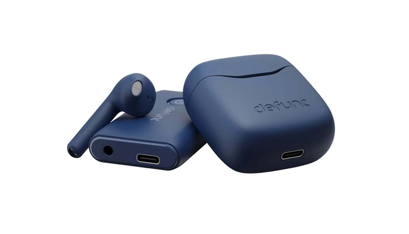 Defunc TRUE TRAVEL TWS 2i1 Hybrid In-Ear BT Hörlur Hörlur + Adapter Blå - 8071449
