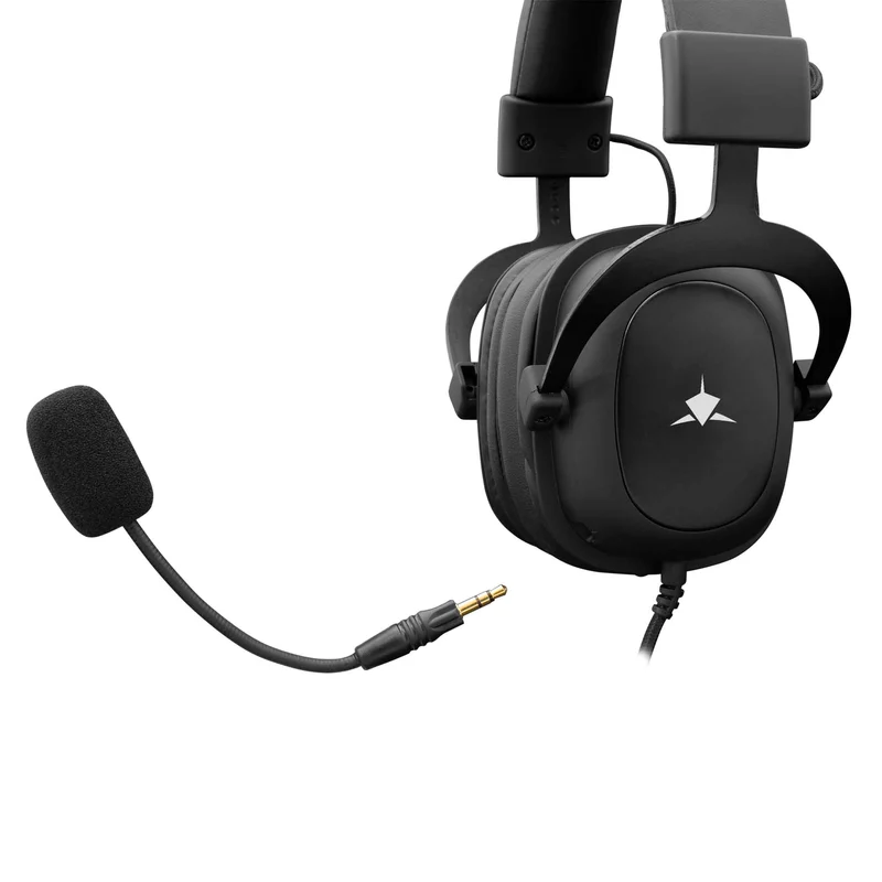 White Shark Premium TAIKO Over-Ear Spelheadset Svart - 2053980