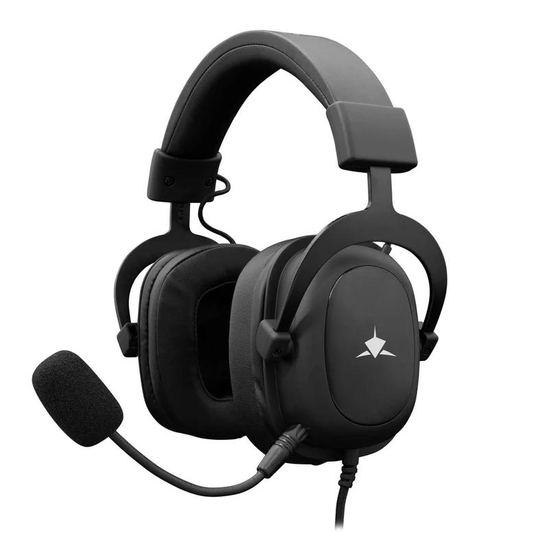 White Shark Premium TAIKO Over-Ear Spelheadset Svart - 2053980
