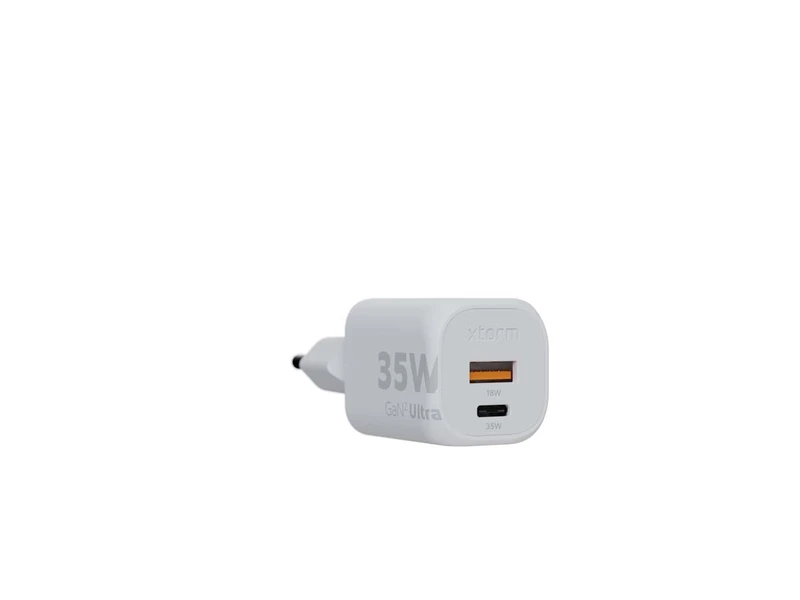 Xtorm 35W GaN2 Ultra Hemladdare USB-C PD/USB-A Vit - 8227738