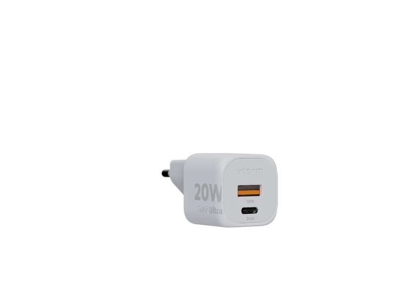 Xtorm 20W GaN2 Ultra Hemladdare USB-C PD/USB-A Vit - 8227739