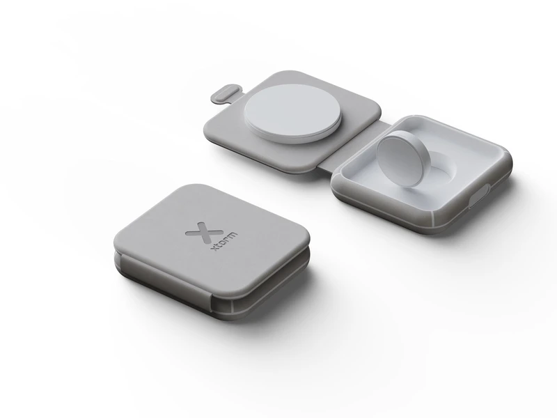 Xtorm Hopfällbar trådlös reseladdare 2i1 15W Vit - 8227765