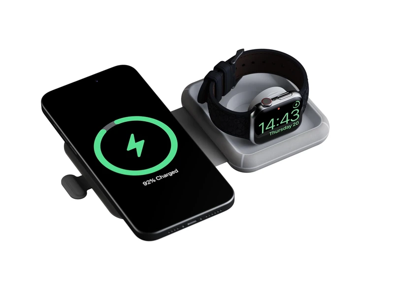 Xtorm Hopfällbar trådlös reseladdare 2i1 15W Vit - 8227765