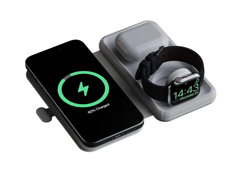 Xtorm Hopfällbar trådlös reseladdare 3i1 15W Vit - 8227766