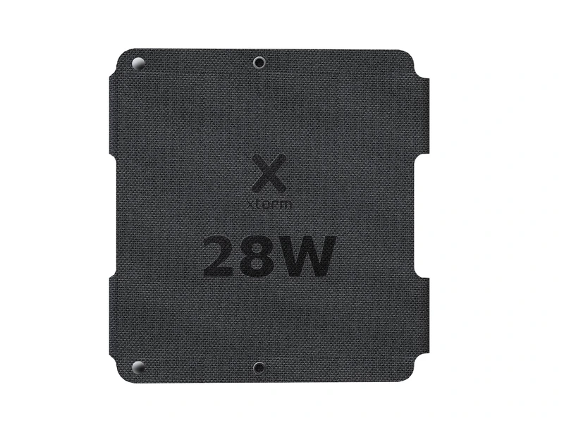 Xtorm Kraftfull 28W Solcellspanel IPX4 USB-C/A utgångar - 8227795