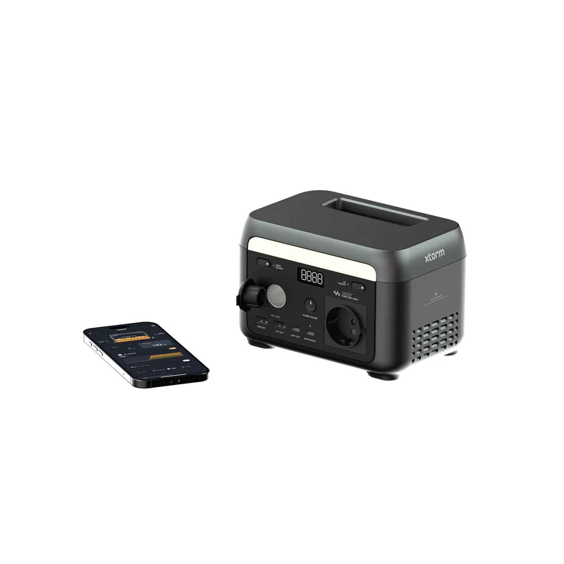 Xtorm Smart Power Station 200W 102,4Wh svart - 8227916