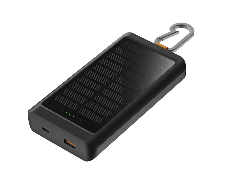 Xtorm Solcell Powerbank USB-C 10.000mAh/15W med ficklampa Svart - 8227928