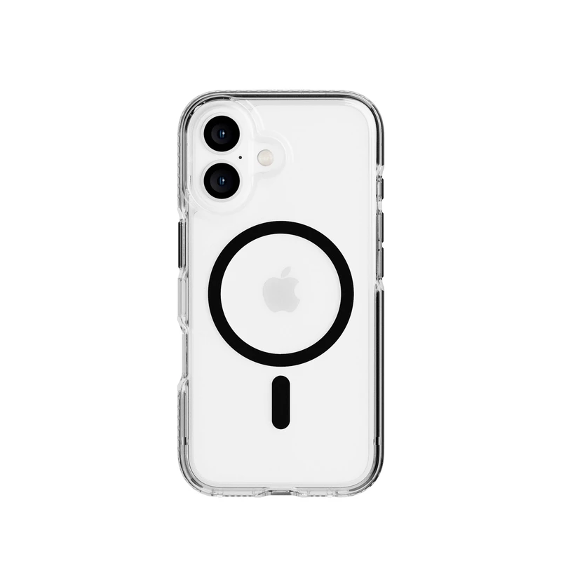 Tech21 Evo Crystal MagSafe Apple iPhone 16 Svart - 8673525