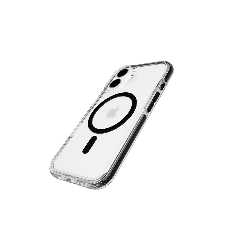 Tech21 Evo Crystal MagSafe Apple iPhone 16 Svart - 8673525