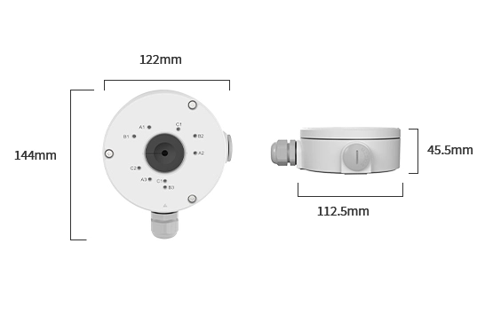 Reolink B10 Kopplingsdosa Vit - 8977575